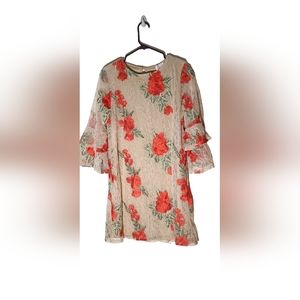 Karlie Tan Lace Dress